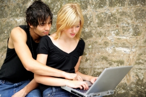 Teens on Computer